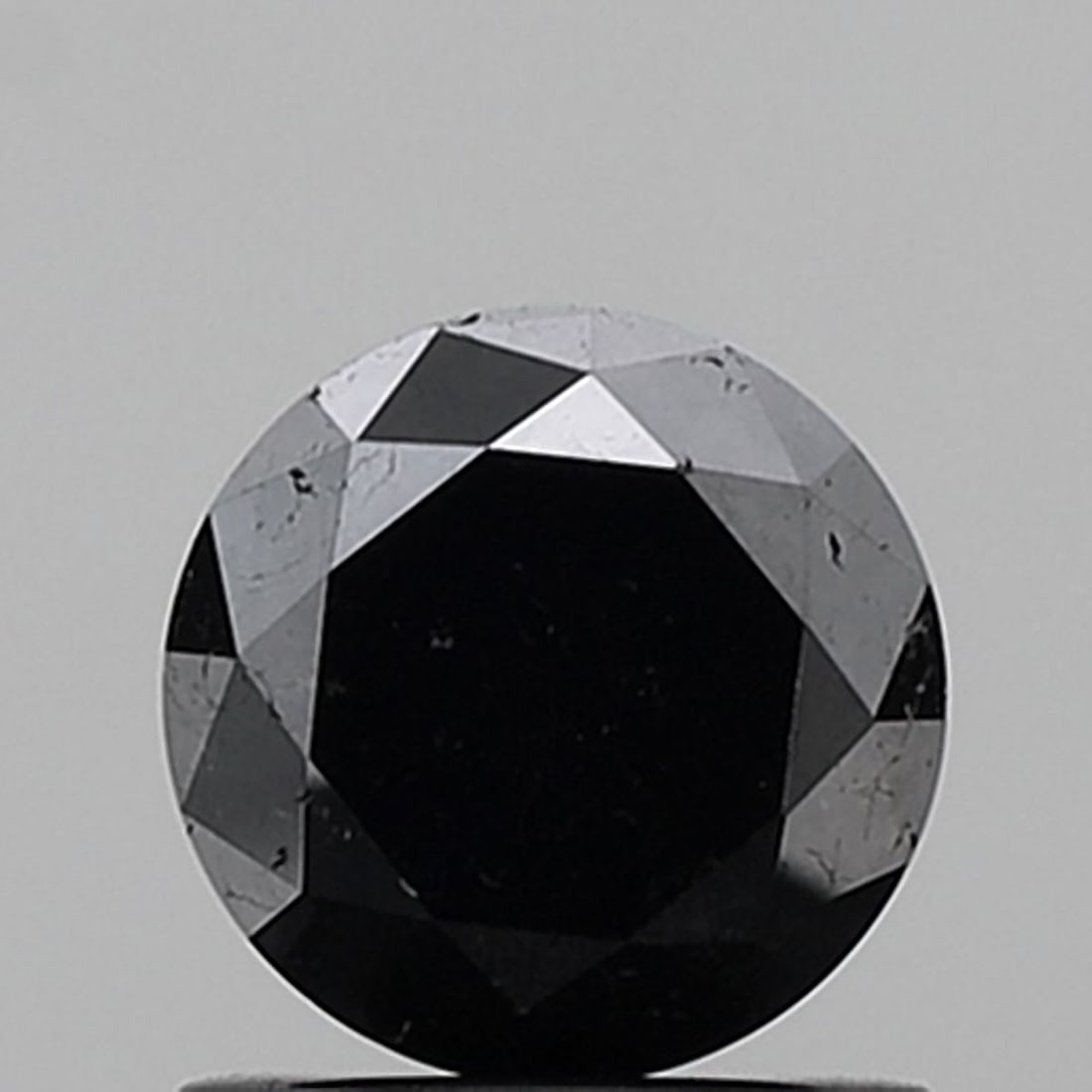 Loose Diamond - ROUND 1.21ct Fancy Black VS2: Loose Diamond - ROUND 1.21ct Fancy Black VS2 Source: Natural Shape: ROUND Carats: 1.21 Color: Fancy Black Certification: NONE Video:
