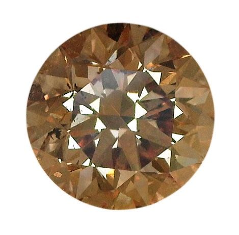 Loose Diamond - ROUND 2.19ct Fancy Yellowish Brown: Loose Diamond - ROUND 2.19ct Fancy Yellowish Brown Source: Natural Shape: ROUND Carats: 2.19 Color: Fancy Yellowish Brown Certification: GIA The Diamond Depot Guarantee: All items in this auction are