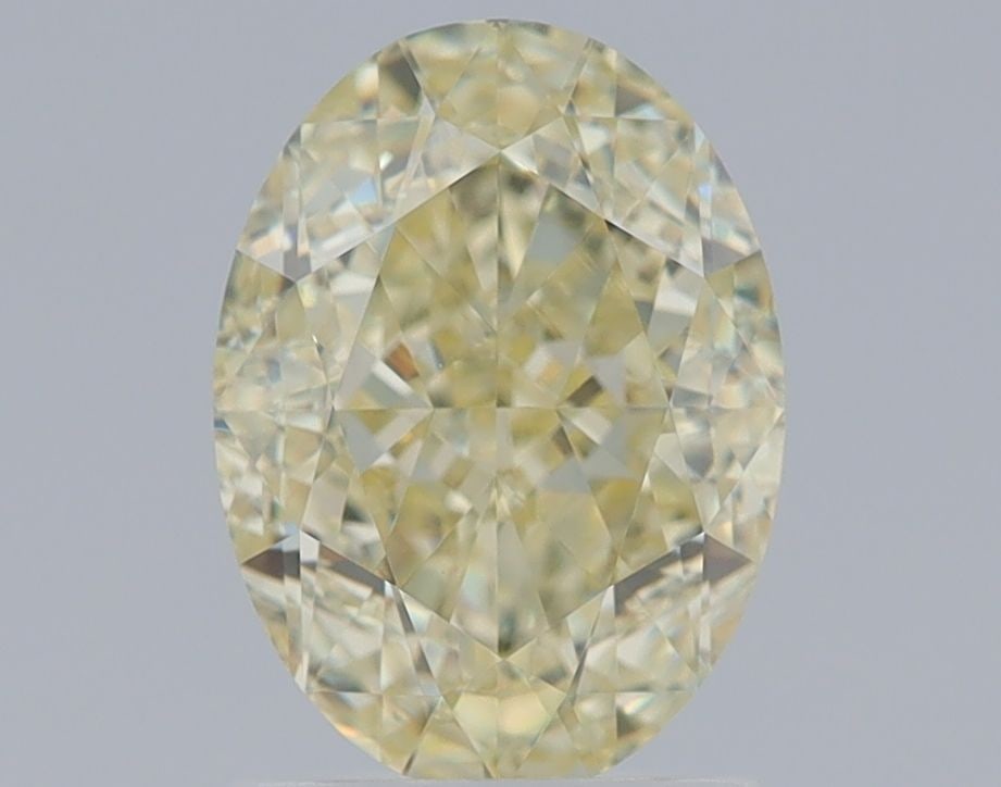 Loose Diamond - OVAL 2.01ct Fancy Light Yellow VS2: Loose Diamond - OVAL 2.01ct Fancy Light Yellow VS2 Source: Natural Shape: OVAL Carats: 2.01 Color: Fancy Light Yellow Certification: GIA Video: