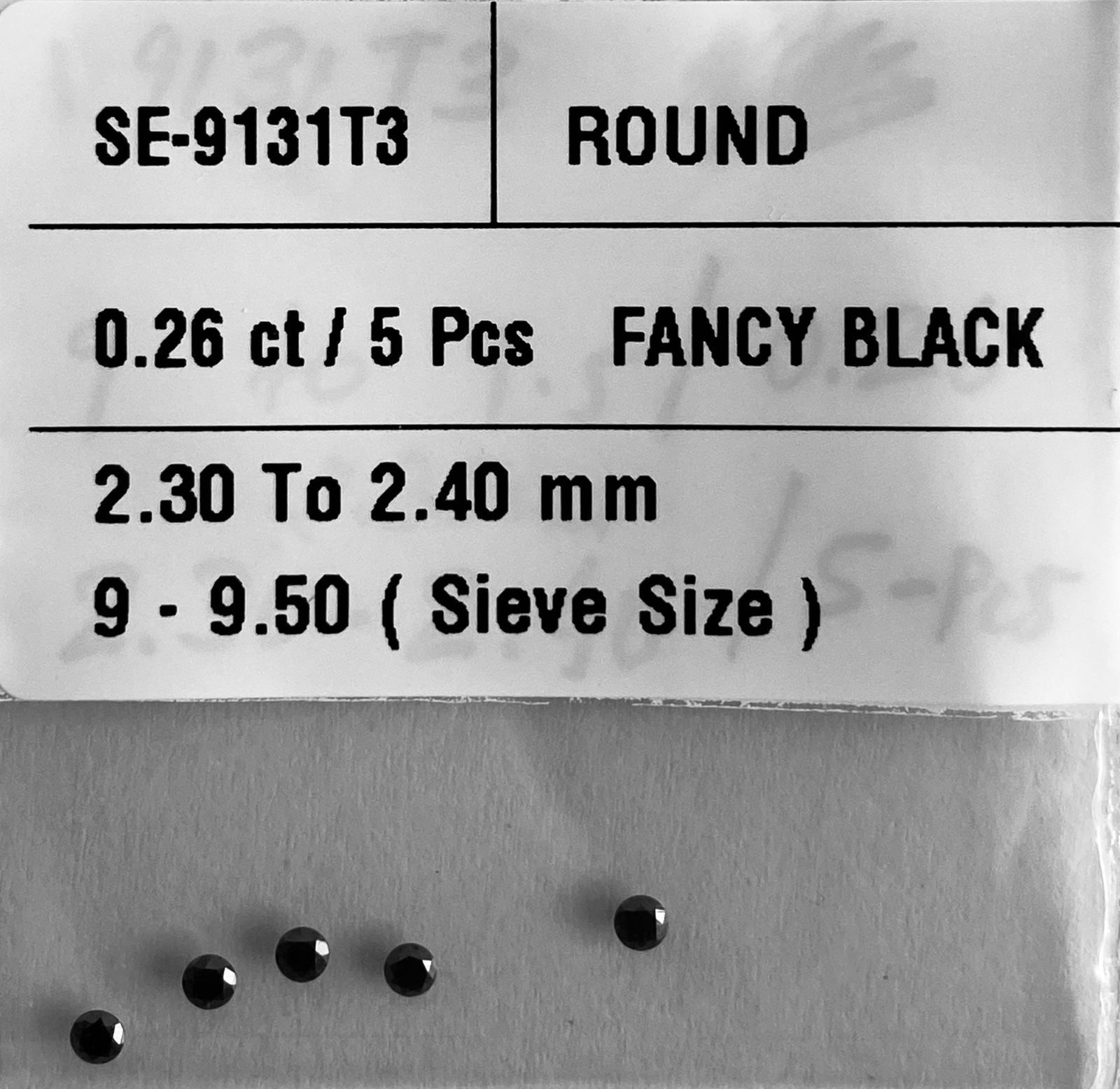 Loose Diamond - ROUND 0.26ct Fancy Black VVS2 (1 of 1)