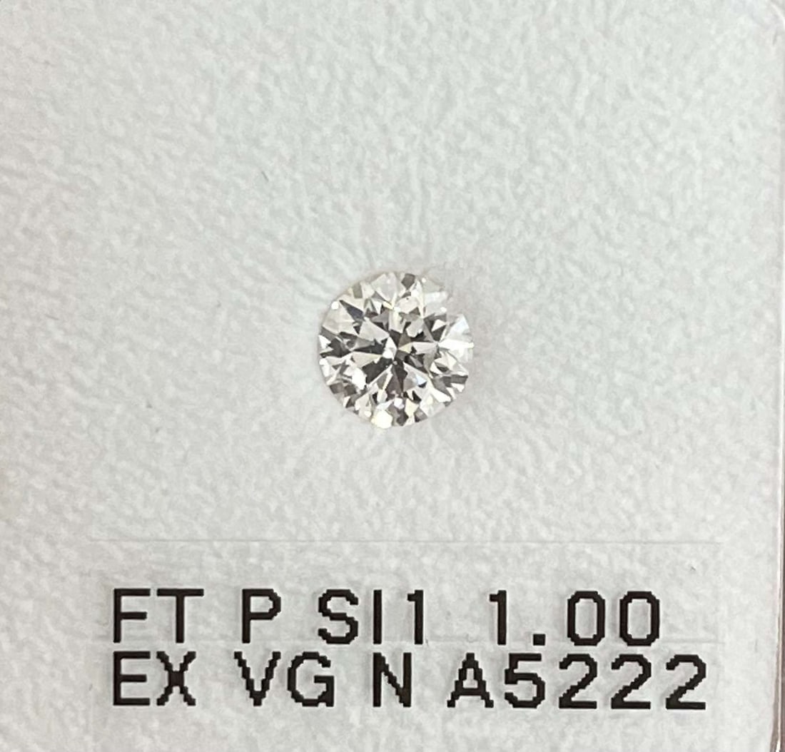 Loose Diamond - ROUND 1.0ct Faint Pink SI1: Loose Diamond - ROUND 1.0ct Faint Pink SI1 Source: Natural Shape: ROUND Carats: 1.0 Color: Faint Pink Certification: GIA Video: