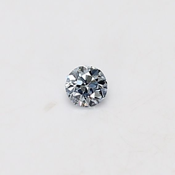 Loose Diamond - ROUND 0.08ct Fancy Blue VS2: Loose Diamond - ROUND 0.08ct Fancy Blue VS2 Source: Natural Shape: ROUND Carats: 0.08 Color: Fancy Blue Certification: GIA Video: