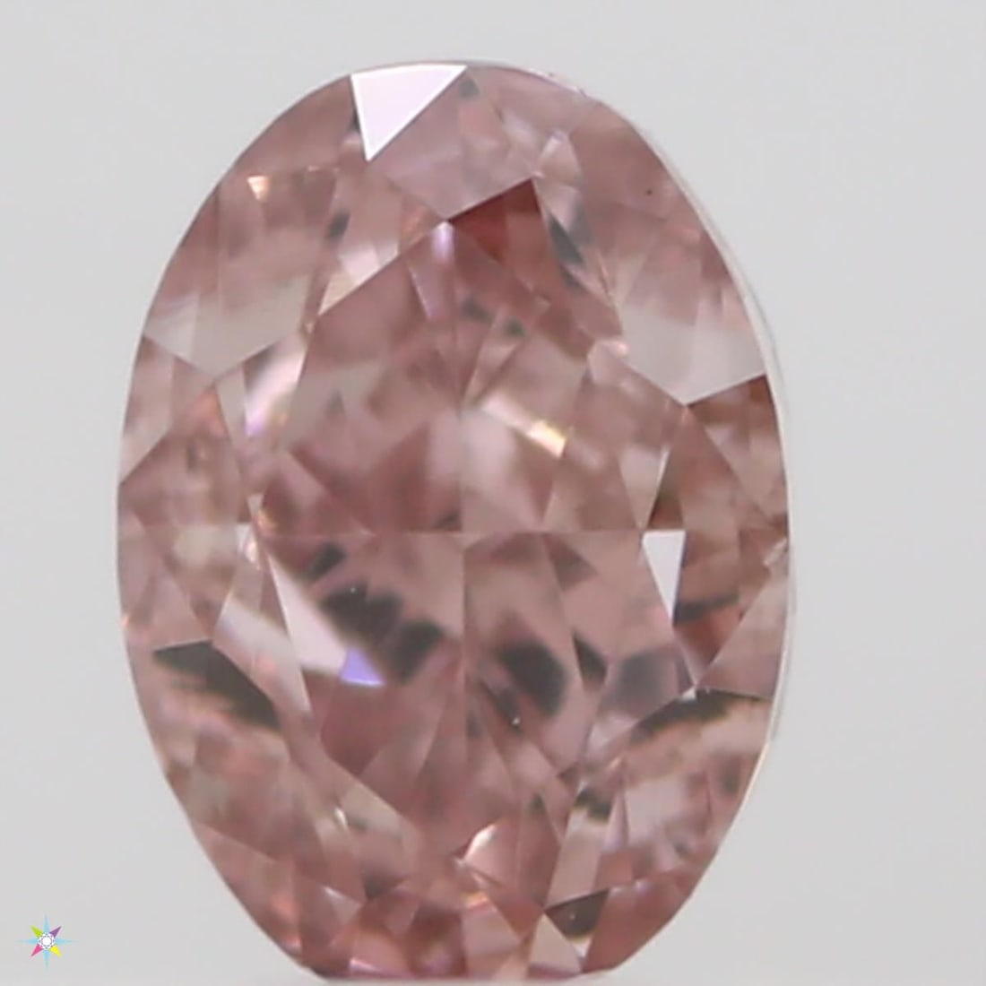 Loose Diamond - OVAL 0.19ct Fancy Orangey Pink VS2 (1 of 1)