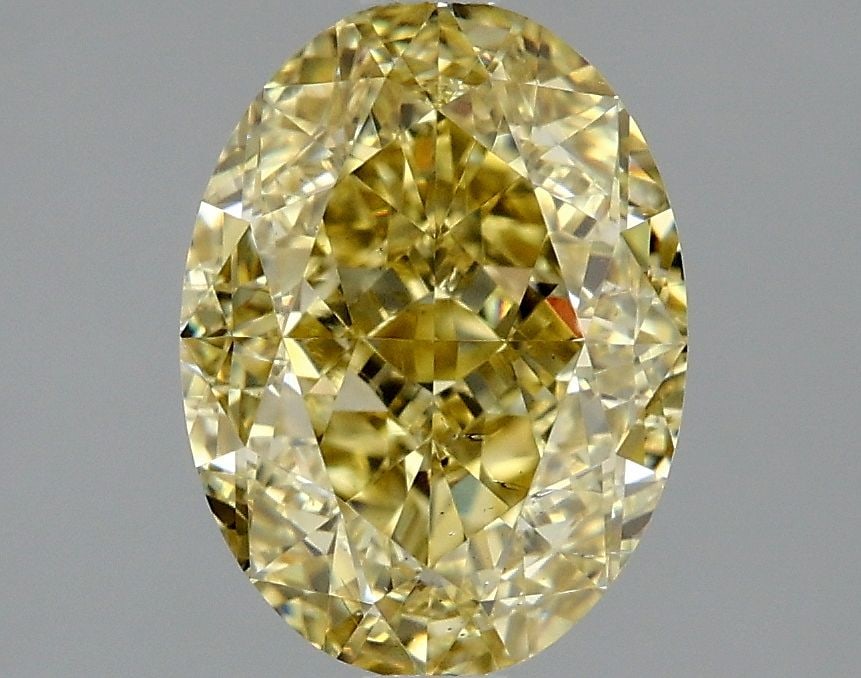 Loose Diamond - OVAL 2.19ct Fancy Yellow SI1: Loose Diamond - OVAL 2.19ct Fancy Yellow SI1 Source: Natural Shape: OVAL Carats: 2.19 Color: Fancy Yellow Certification: GIA Video: