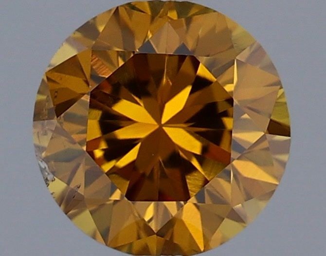 Loose Diamond - ROUND 0.44ct Fancy Deep Brown Yellow: Loose Diamond - ROUND 0.44ct Fancy Deep Brown Yellow Source: Natural Shape: ROUND Carats: 0.44 Color: Fancy Deep Brown Yellow Certification: GIA Video: