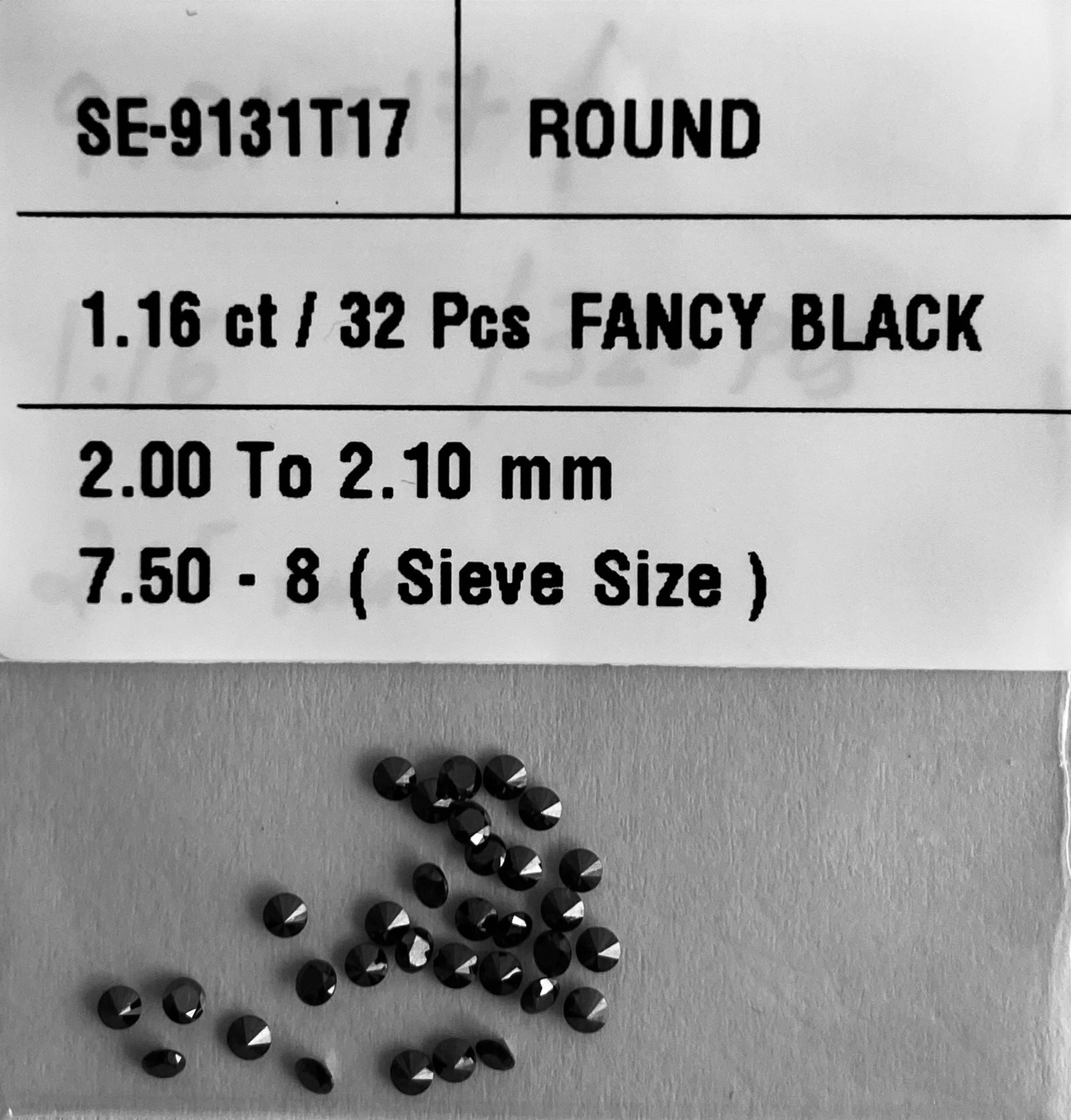 Loose Diamond - ROUND 1.16ct Fancy Black VVS2 (1 of 1)