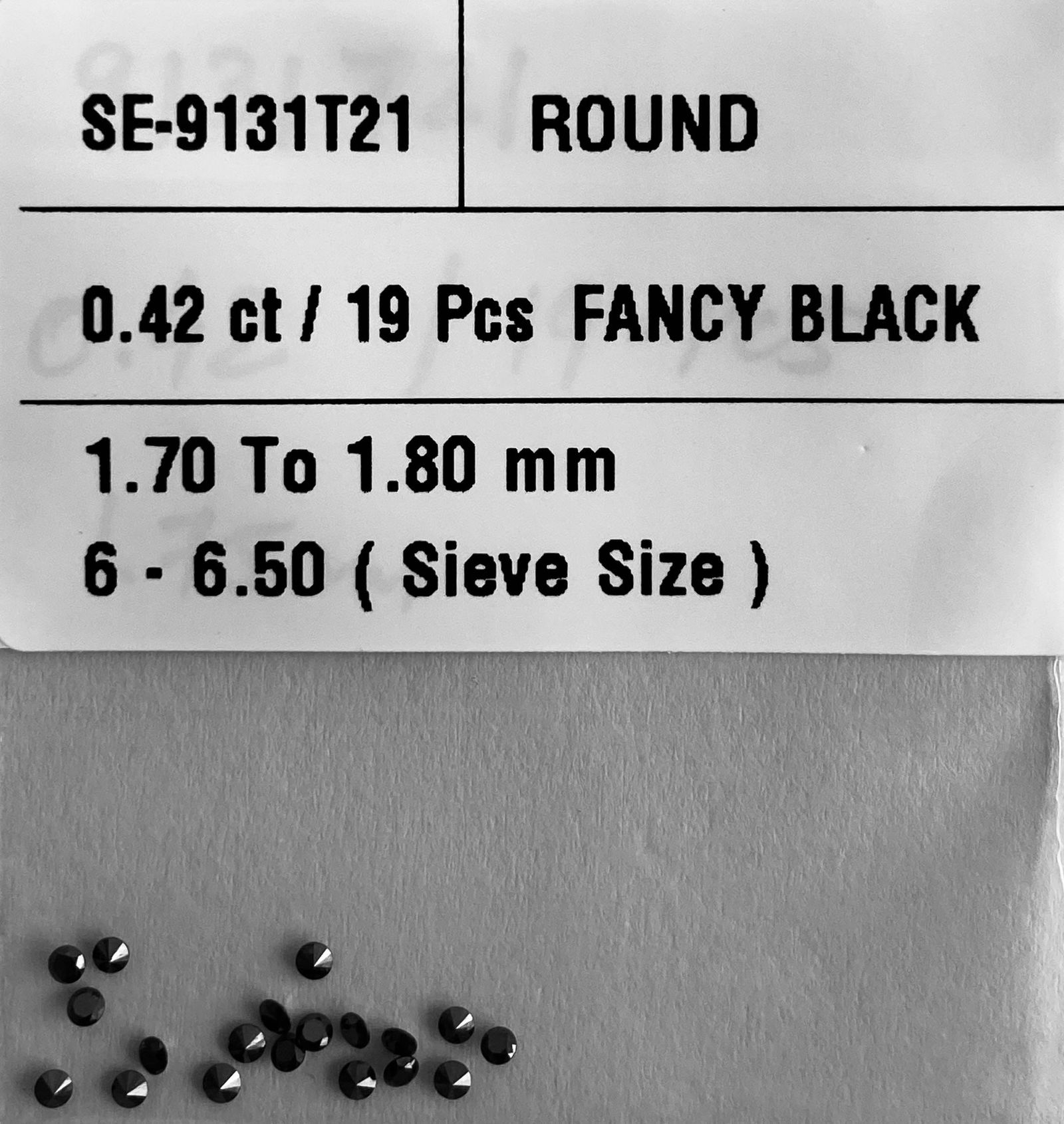 Loose Diamond - ROUND 0.42ct Fancy Black VVS2 (1 of 1)
