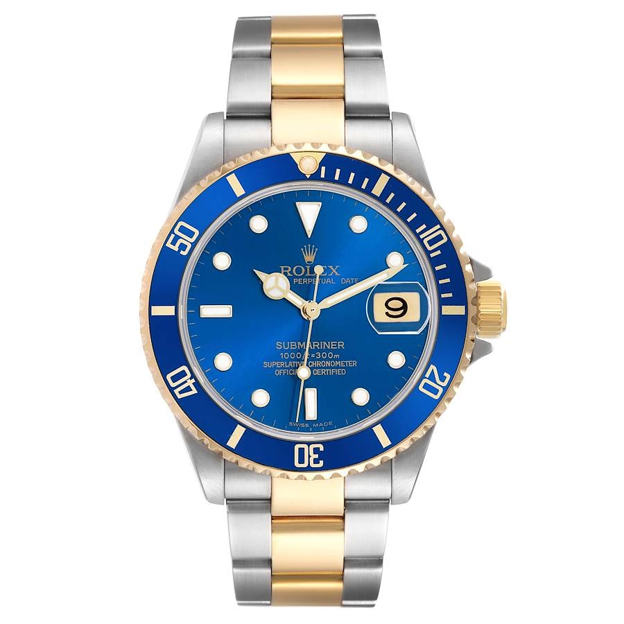 Rolex Submariner Ref 16613 Blue Dial Oyster Bracelet with Papers 2006 (1 of 5)