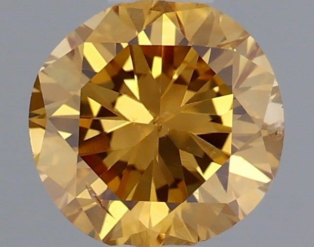 Loose Diamond - ROUND 0.47ct Fancy Deep Orange Yellow: Loose Diamond - ROUND 0.47ct Fancy Deep Orange Yellow Source: Natural Shape: ROUND Carats: 0.47 Color: Fancy Deep Orange Yellow Certification: GIA Video: