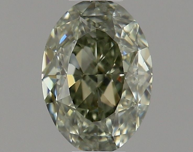 Loose Diamond - OVAL 0.31ct Fancy Grayish Yellowish Green SI2: Loose Diamond - OVAL 0.31ct Fancy Grayish Yellowish Green SI2 Source: Natural Shape: OVAL Carats: 0.31 Color: Fancy Grayish Yellowish Green Certification: GIA Video: