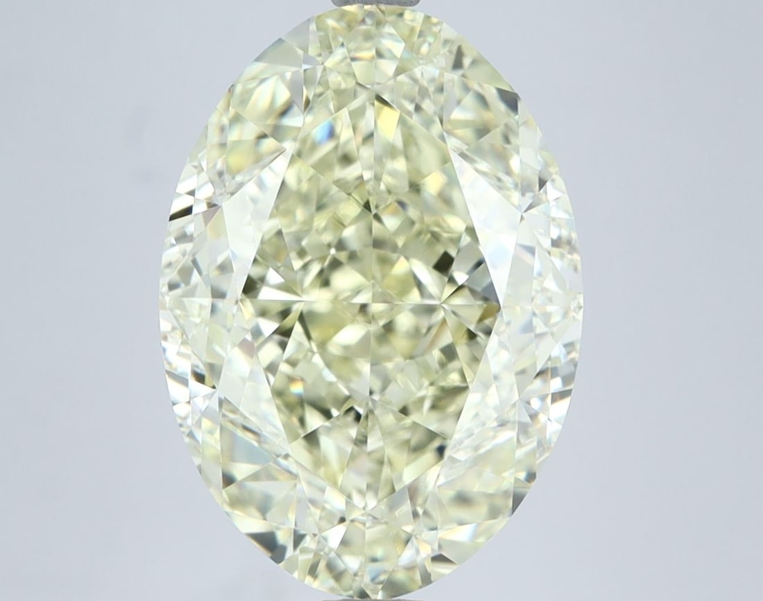 Loose Diamond - OVAL 7.22ct Fancy Light Yellow VVS1: Loose Diamond - OVAL 7.22ct Fancy Light Yellow VVS1 Source: Natural Shape: OVAL Carats: 7.22 Color: Fancy Light Yellow Certification: GIA Video: