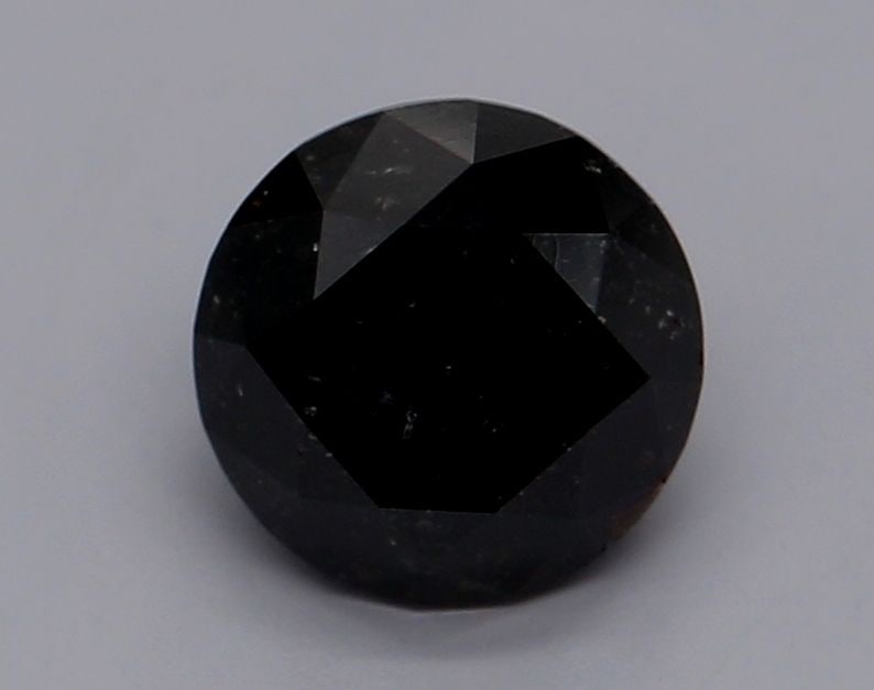 Loose Diamond - ROUND 0.86ct Fancy Black VVS2 (1 of 1)