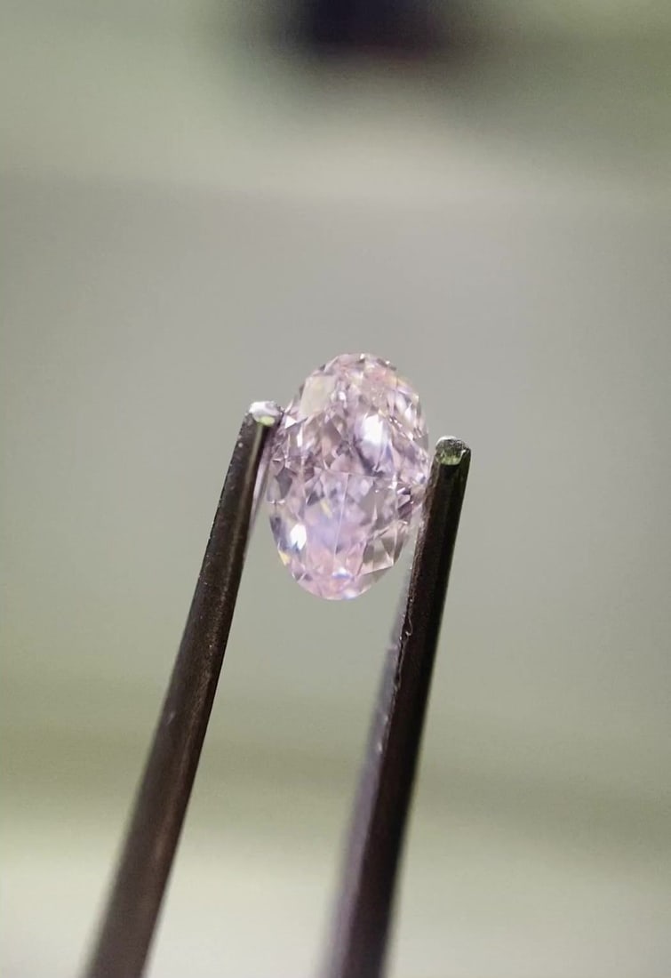 Loose Diamond - OVAL 0.33ct Fancy Light Orangey Pink VS2 (1 of 1)
