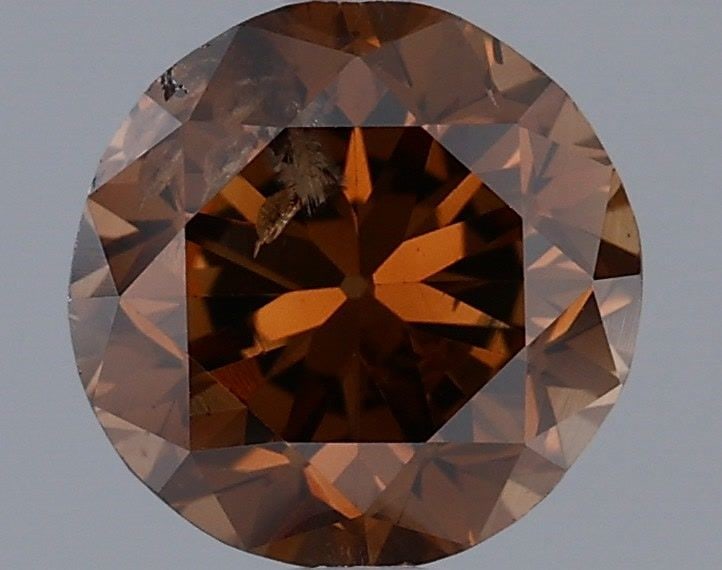Loose Diamond - ROUND 1.09ct Fancy Dark Orangey Brown: Loose Diamond - ROUND 1.09ct Fancy Dark Orangey Brown Source: Natural Shape: ROUND Carats: 1.09 Color: Fancy Dark Orangey Brown Certification: GIA Video: