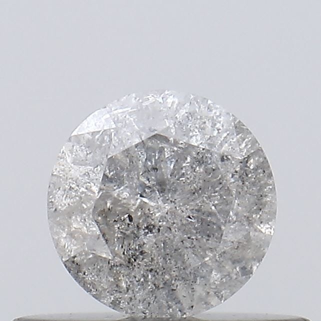Loose Diamond - ROUND 0.33ct Salt and Pepper I3: Loose Diamond - ROUND 0.33ct Salt and Pepper I3 Source: Natural Shape: ROUND Carats: 0.33 Color: Salt and Pepper Certification: NONE Video: