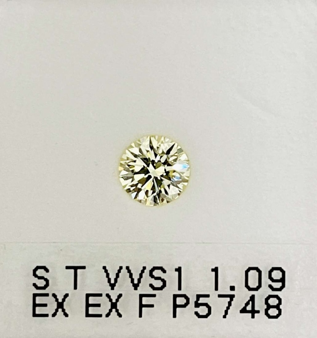 Loose Diamond - ROUND 1.09ct S-T VVS1 (1 of 1)