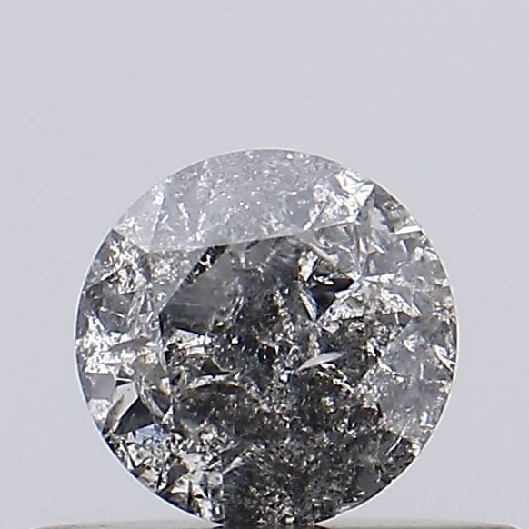 Loose Diamond - ROUND 0.31ct Salt and Pepper I3: Loose Diamond - ROUND 0.31ct Salt and Pepper I3 Source: Natural Shape: ROUND Carats: 0.31 Color: Salt and Pepper Certification: NONE Video: