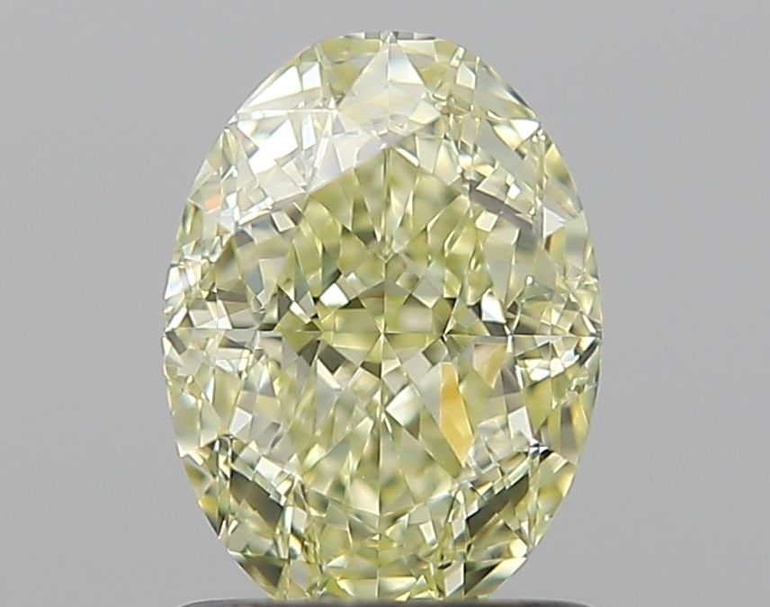 Loose Diamond - OVAL 1.23ct Fancy Light Yellow IF: Loose Diamond - OVAL 1.23ct Fancy Light Yellow IF Source: Natural Shape: OVAL Carats: 1.23 Color: Fancy Light Yellow Certification: GIA Video: