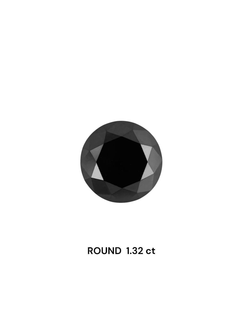 Loose Diamond - ROUND 1.32ct Black (1 of 1)