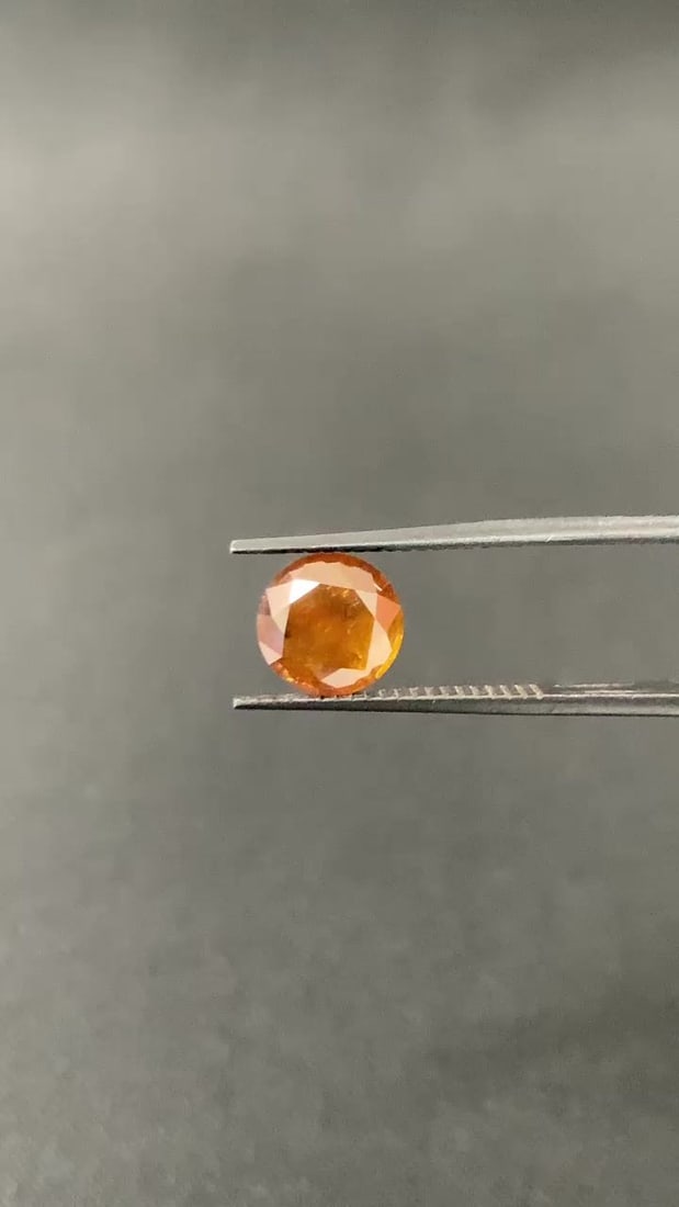 Loose Diamond - ROUND 1.77ct Fancy Orangey Brown: Loose Diamond - ROUND 1.77ct Fancy Orangey Brown Source: Natural Shape: ROUND Carats: 1.77 Color: Fancy Orangey Brown Certification: GIA Video: