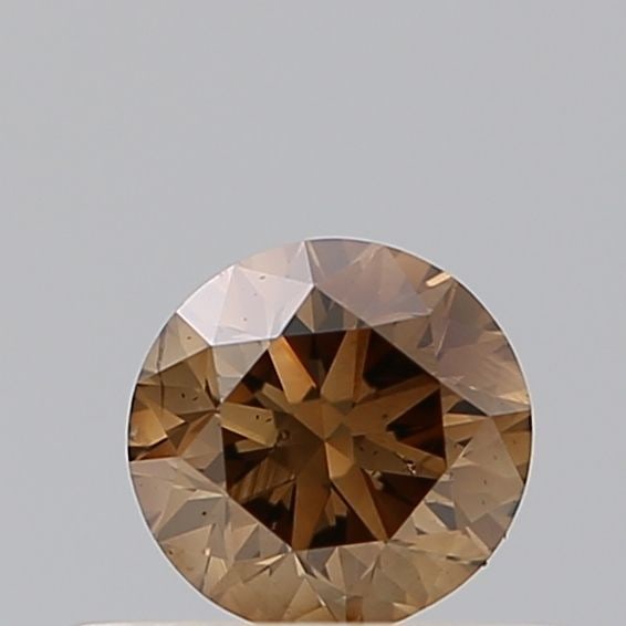 Loose Diamond - ROUND 0.21ct Fancy Brown SI1: Loose Diamond - ROUND 0.21ct Fancy Brown SI1 Source: Natural Shape: ROUND Carats: 0.21 Color: Fancy Brown Certification: NONE Video: