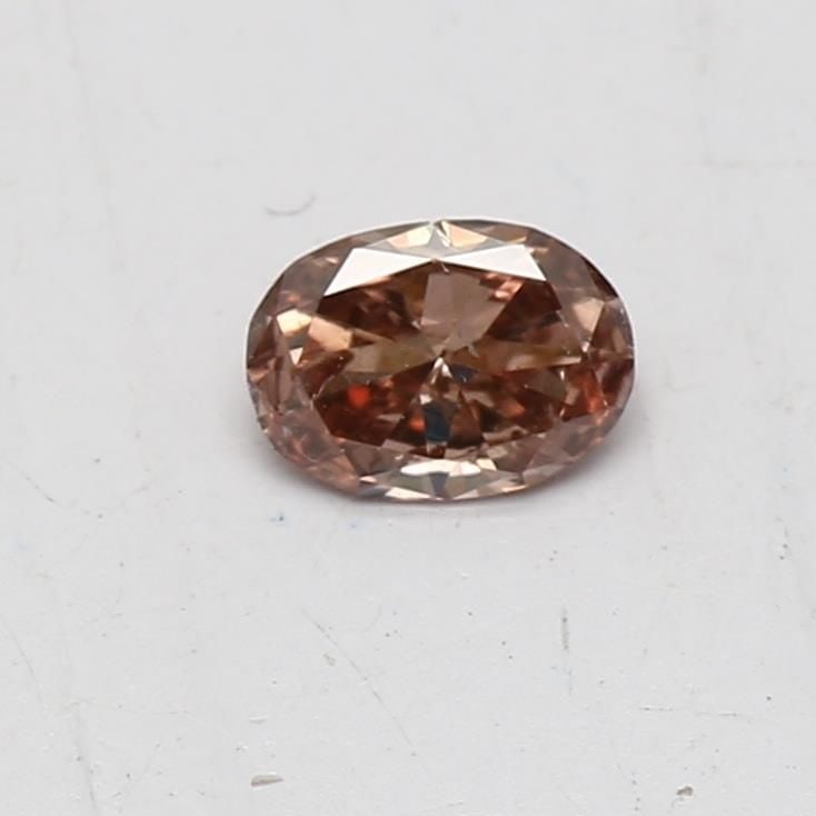 Loose Diamond - OVAL 0.12ct Fancy Brown Pink (1 of 1)