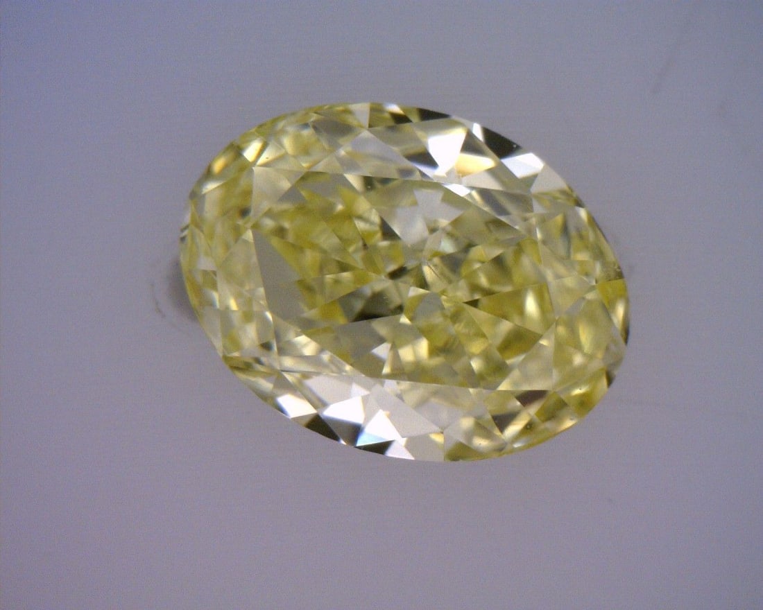 Loose Diamond - OVAL 0.58ct Fancy Intense Yellow SI1: Loose Diamond - OVAL 0.58ct Fancy Intense Yellow SI1 Source: Natural Shape: OVAL Carats: 0.58 Color: Fancy Intense Yellow Certification: GIA Video: