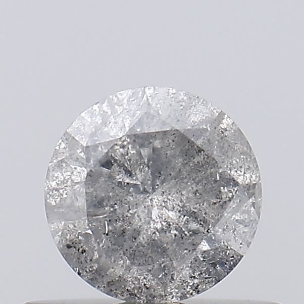 Loose Diamond - ROUND 0.43ct Salt and Pepper I3: Loose Diamond - ROUND 0.43ct Salt and Pepper I3 Source: Natural Shape: ROUND Carats: 0.43 Color: Salt and Pepper Certification: NONE Video: