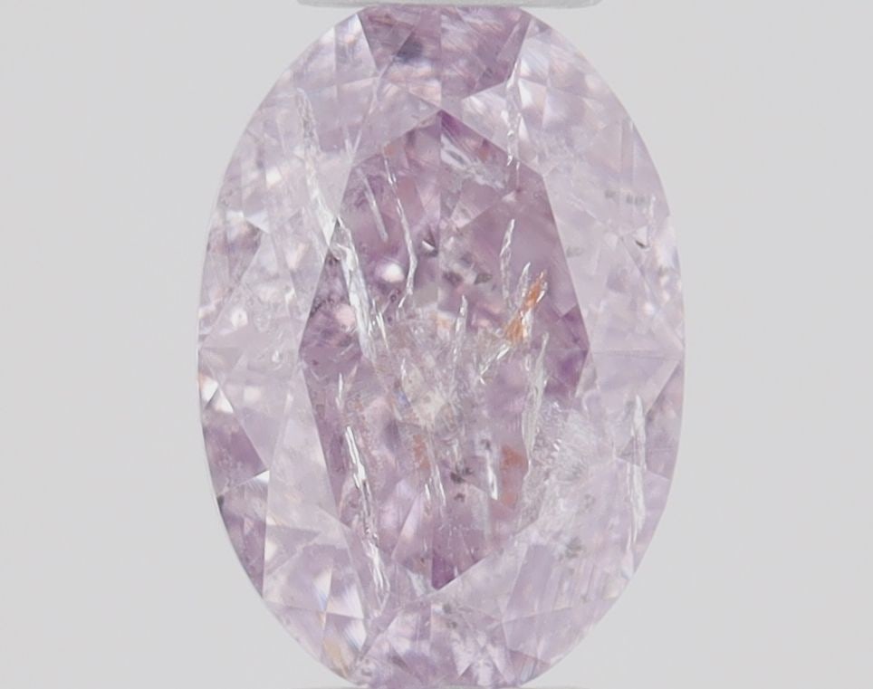 Loose Diamond - OVAL 0.31ct Fancy Pink Purple I3: Loose Diamond - OVAL 0.31ct Fancy Pink Purple I3 Source: Natural Shape: OVAL Carats: 0.31 Color: Fancy Pink Purple Certification: GIA Video: