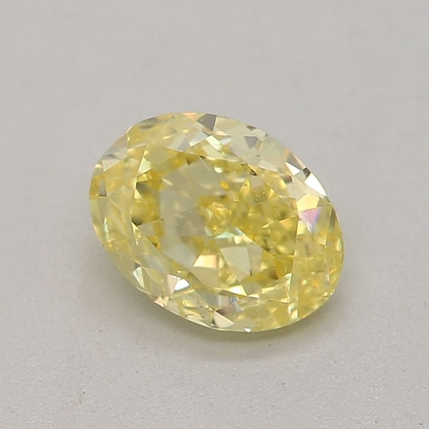 Loose Diamond - OVAL 0.43ct Fancy Intense Yellow SI1: Loose Diamond - OVAL 0.43ct Fancy Intense Yellow SI1 Source: Natural Shape: OVAL Carats: 0.43 Color: Fancy Intense Yellow Certification: GIA Video:
