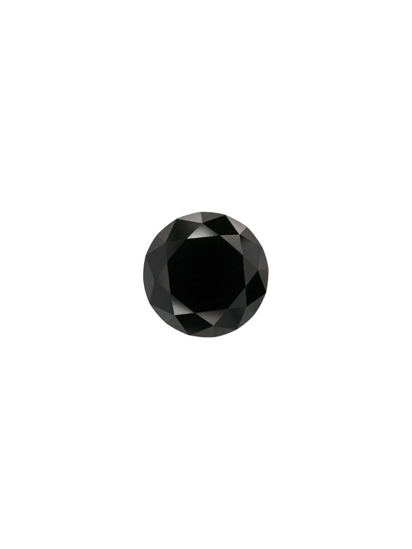 Loose Diamond - ROUND 0.44ct Fancy Black VVS2: Loose Diamond - ROUND 0.44ct Fancy Black VVS2 Source: Natural Shape: ROUND Carats: 0.44 Color: Fancy Black Certification: NONE The Diamond Depot Guarantee: All items in this auction are guaranteed to