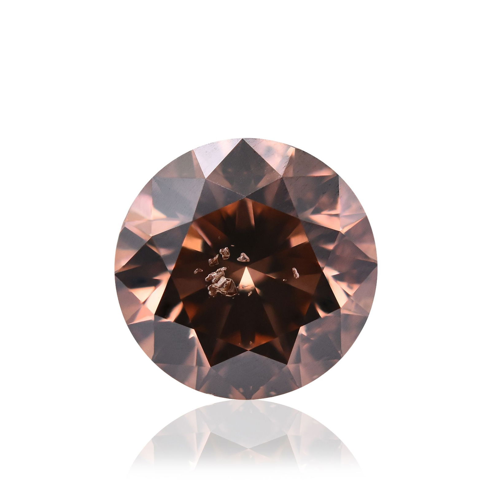 Loose Diamond - ROUND 1.02ct Fancy Deep Pink Brown: Loose Diamond - ROUND 1.02ct Fancy Deep Pink Brown Source: Natural Shape: ROUND Carats: 1.02 Color: Fancy Deep Pink Brown Certification: GIA Video: