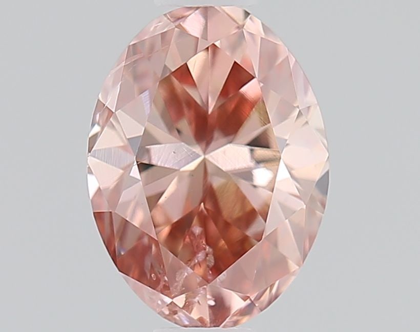 Loose Diamond - OVAL 0.59ct Fancy Pink I1: Loose Diamond - OVAL 0.59ct Fancy Pink I1 Source: Natural Shape: OVAL Carats: 0.59 Color: Fancy Pink Certification: GIA Video: