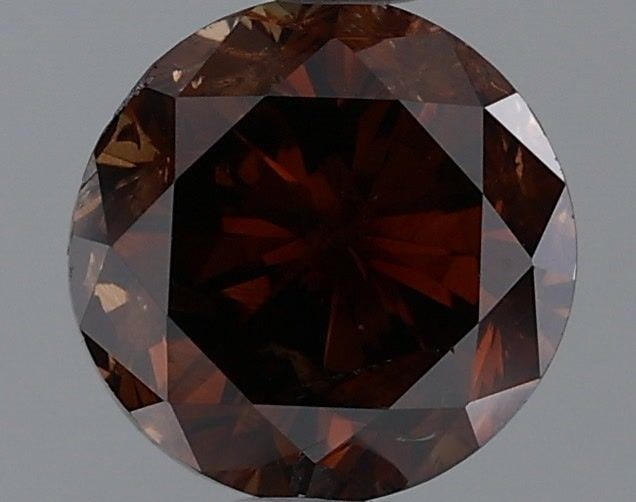 Loose Diamond - ROUND 1.06ct Fancy Dark Orangey Brown: Loose Diamond - ROUND 1.06ct Fancy Dark Orangey Brown Source: Natural Shape: ROUND Carats: 1.06 Color: Fancy Dark Orangey Brown Certification: GIA Video: