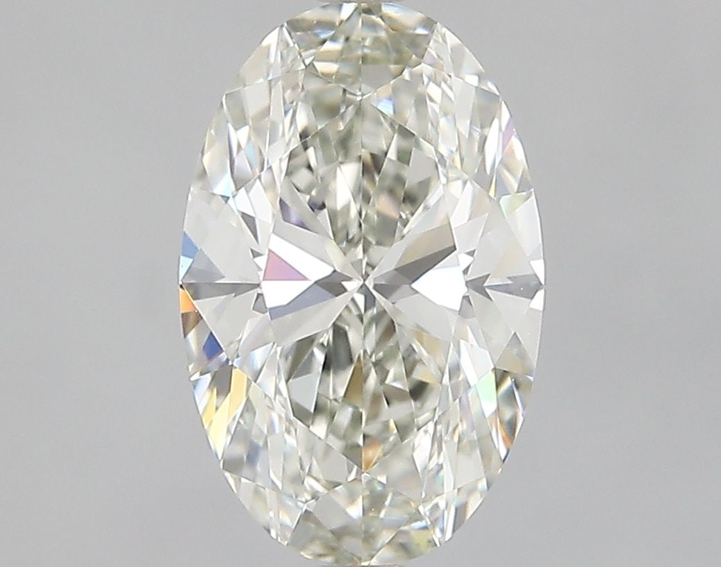 Loose Diamond - OVAL 2.02ct Fancy Light Grayish Yellowish Green VS2: Loose Diamond - OVAL 2.02ct Fancy Light Grayish Yellowish Green VS2 Source: Natural Shape: OVAL Carats: 2.02 Color: Fancy Light Grayish Yellowish Green Certification: GIA Video: