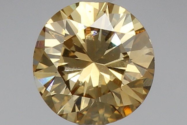 Loose Diamond - ROUND 0.49ct Fancy Brownish Orangey Yellow: Loose Diamond - ROUND 0.49ct Fancy Brownish Orangey Yellow Source: Natural Shape: ROUND Carats: 0.49 Color: Fancy Brownish Orangey Yellow Certification: GIA Video: