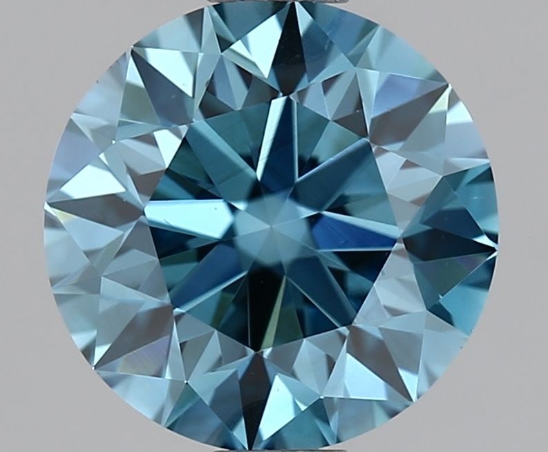 Loose Diamond - ROUND 1.0ct Fancy Deep Blue VVS2 (1 of 1)