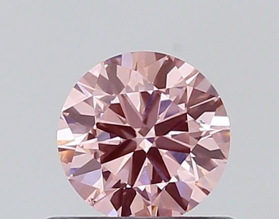 Loose Diamond - ROUND 0.46ct Fancy Vivid Pink VS2: Loose Diamond - ROUND 0.46ct Fancy Vivid Pink VS2 Source: This is a real non-mined Diamond that has been grown in a lab Shape: ROUND Carats: 0.46 Color: Fancy Vivid Pink Certification: NONE The Diamon