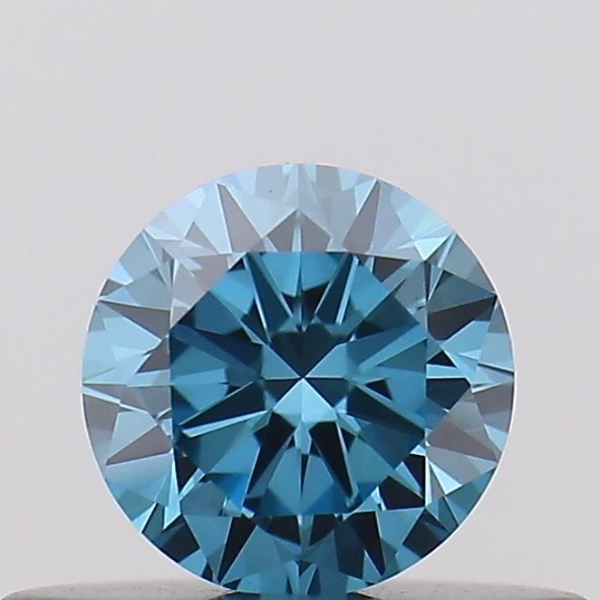 Loose Diamond - ROUND 0.3ct Fancy Vivid Blue VVS2 (1 of 1)