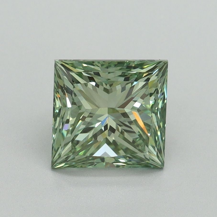 Loose Diamond - PRINCESS 1.6ct Fancy Vivid Green VVS2: Loose Diamond - PRINCESS 1.6ct Fancy Vivid Green VVS2 Source: This is a real non-mined Diamond that has been grown in a lab Shape: PRINCESS Carats: 1.6 Color: Fancy Vivid Green Certification: IGI Vide