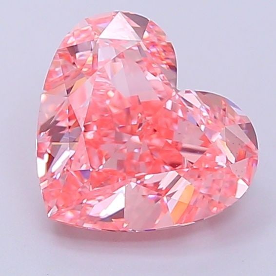 Loose Diamond - HEART 3.02ct Fancy Vivid Pink VVS2 (1 of 1)