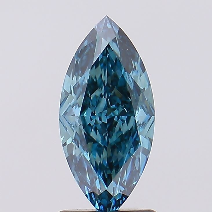 Loose Diamond - MARQUISE 1.62ct Fancy Vivid Blue VS1: Loose Diamond - MARQUISE 1.62ct Fancy Vivid Blue VS1 Source: This is a real non-mined Diamond that has been grown in a lab Shape: MARQUISE Carats: 1.62 Color: Fancy Vivid Blue Certification: IGI Video
