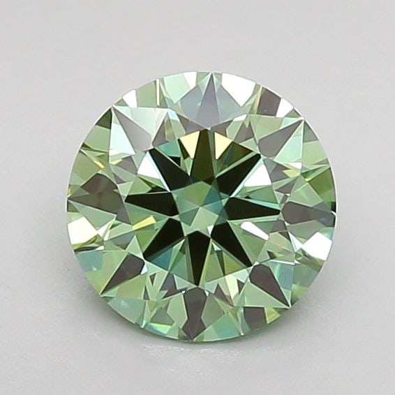 Ideal Loose Diamond - ROUND 1.02ct Fancy Vivid Green VVS2 (1 of 1)