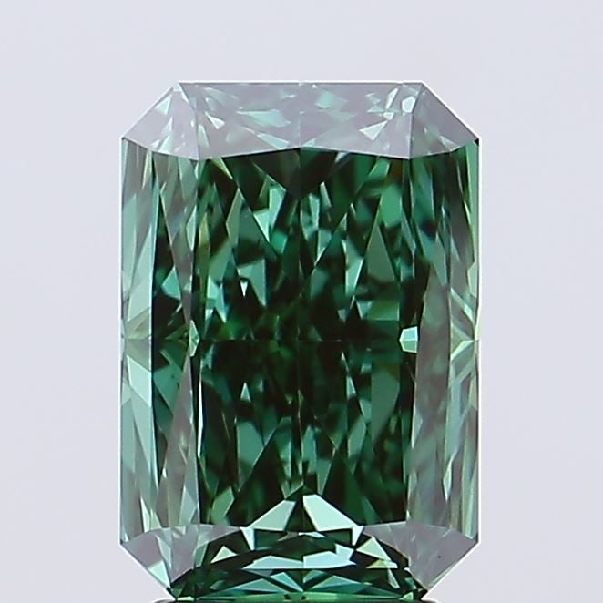 Loose Diamond - RADIANT 3.08ct Fancy Vivid Green VVS1 (1 of 1)