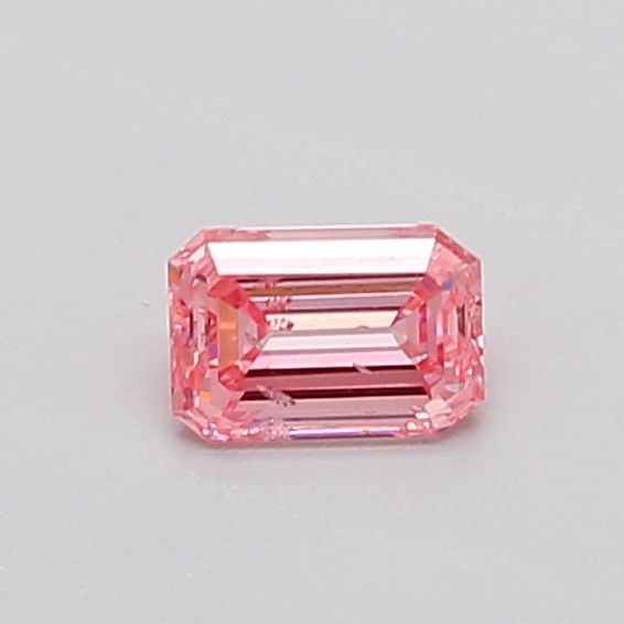 Loose Diamond - EMERALD 0.3ct Fancy Intense Pink SI2: Loose Diamond - EMERALD 0.3ct Fancy Intense Pink SI2 Source: This is a real non-mined Diamond that has been grown in a lab Shape: EMERALD Carats: 0.3 Color: Fancy Intense Pink Certification: NONE Vide