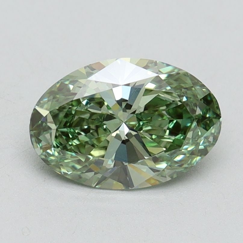 Loose Diamond - OVAL 1.11ct Fancy Vivid Green VVS2 (1 of 1)