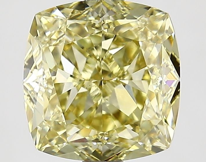 Loose Diamond - CUSHION MODIFIED 2.66ct Fancy Intense Yellow VS1: Loose Diamond - CUSHION MODIFIED 2.66ct Fancy Intense Yellow VS1 Source: This is a real non-mined Diamond that has been grown in a lab Shape: CUSHION MODIFIED Carats: 2.66 Color: Fancy Intense Yellow