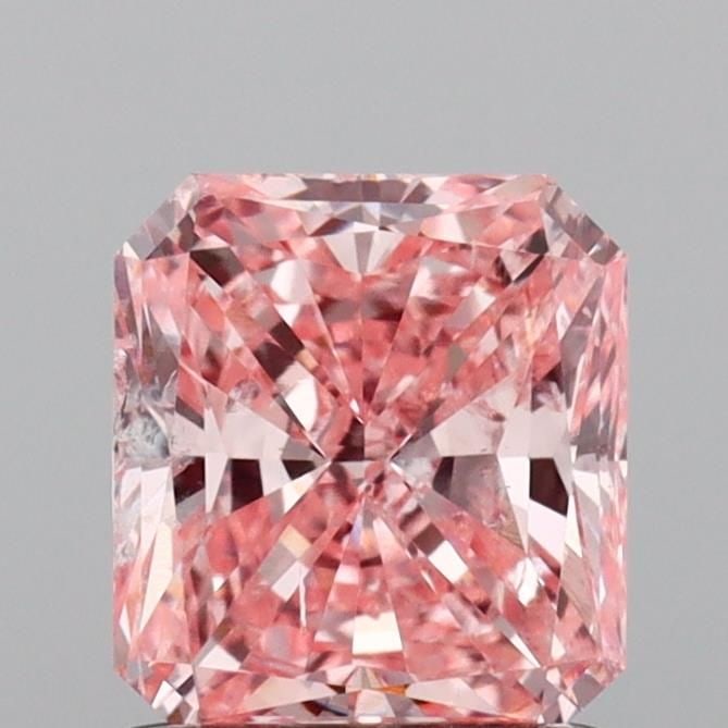 Loose Diamond - EMERALD 0.99ct Fancy Intense Pink SI1: Loose Diamond - EMERALD 0.99ct Fancy Intense Pink SI1 Source: This is a real non-mined Diamond that has been grown in a lab Shape: EMERALD Carats: 0.99 Color: Fancy Intense Pink Certification: NONE Vi