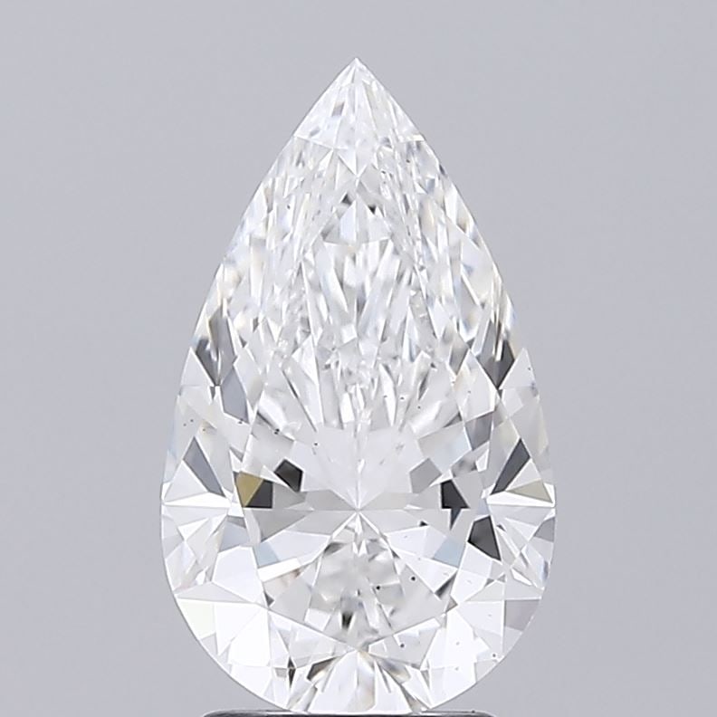 Loose Diamond - PEAR 2.63ct E VS2: Loose Diamond - PEAR 2.63ct E VS2 Source: This is a real non-mined Diamond that has been grown in a lab Shape: PEAR Carats: 2.63 Color: E Clarity: VS2 Certification: IGI Video: