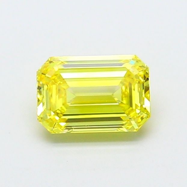 Loose Diamond - EMERALD 1.03ct Fancy Vivid Yellow VVS1: Loose Diamond - EMERALD 1.03ct Fancy Vivid Yellow VVS1 Source: This is a real non-mined Diamond that has been grown in a lab Shape: EMERALD Carats: 1.03 Color: Fancy Vivid Yellow Certification: IGI Vi
